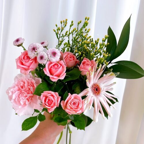 꽃정기구독 정기배송 생화 꽃다발 꽃배달 꽃집 라넌큘러스 리시안셔스 양재꽃시장